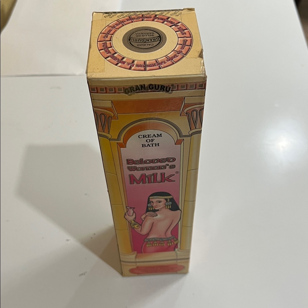 Leche de la Mujer Ancestral Crema de Baño - Pink & Yellow Packaging